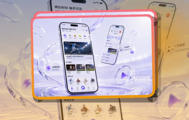 爱游戏 App看赛优势 页面展示